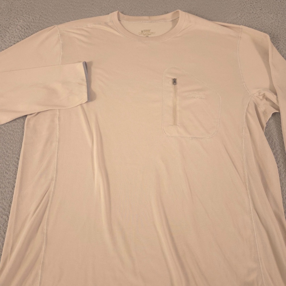 Patagonia Shirt Mens XL Tan Tropic Comfort Crew Recycled Sun Protection Pocket